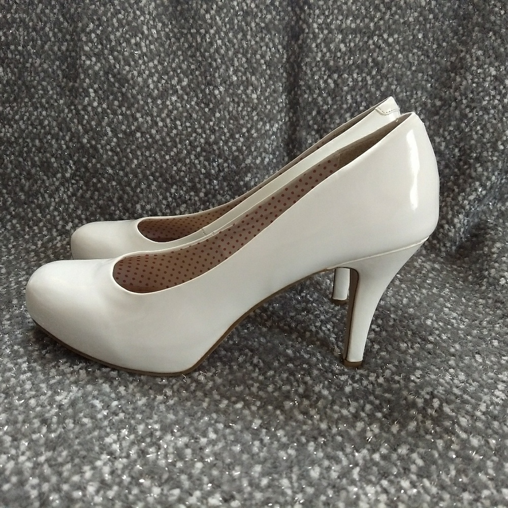 Patent White Classic Madden Girl Pumps